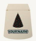 Dark Moody Christmas Tree Personalised Santa Sack