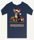 Devon Rex Christmas Personalised Kids Tee and Baby Bodysuit