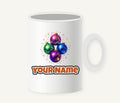 Disco Mirror Ball Baubles Personalised Christmas Mug