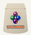 Disco Mirror Ball Baubles Personalised Santa Sack