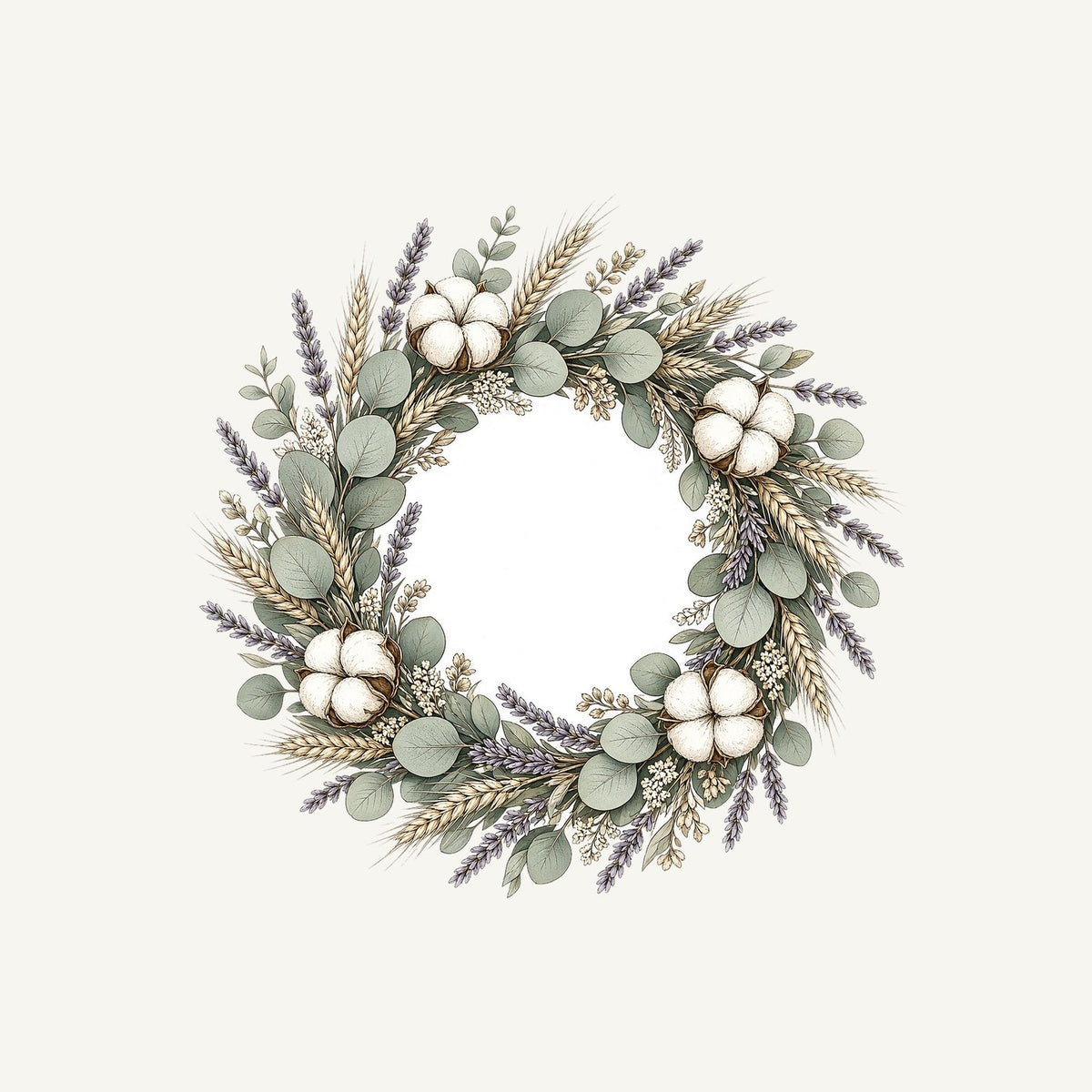 Dried Floral Wreath Personalised Kids Tee and Baby Bodysuit