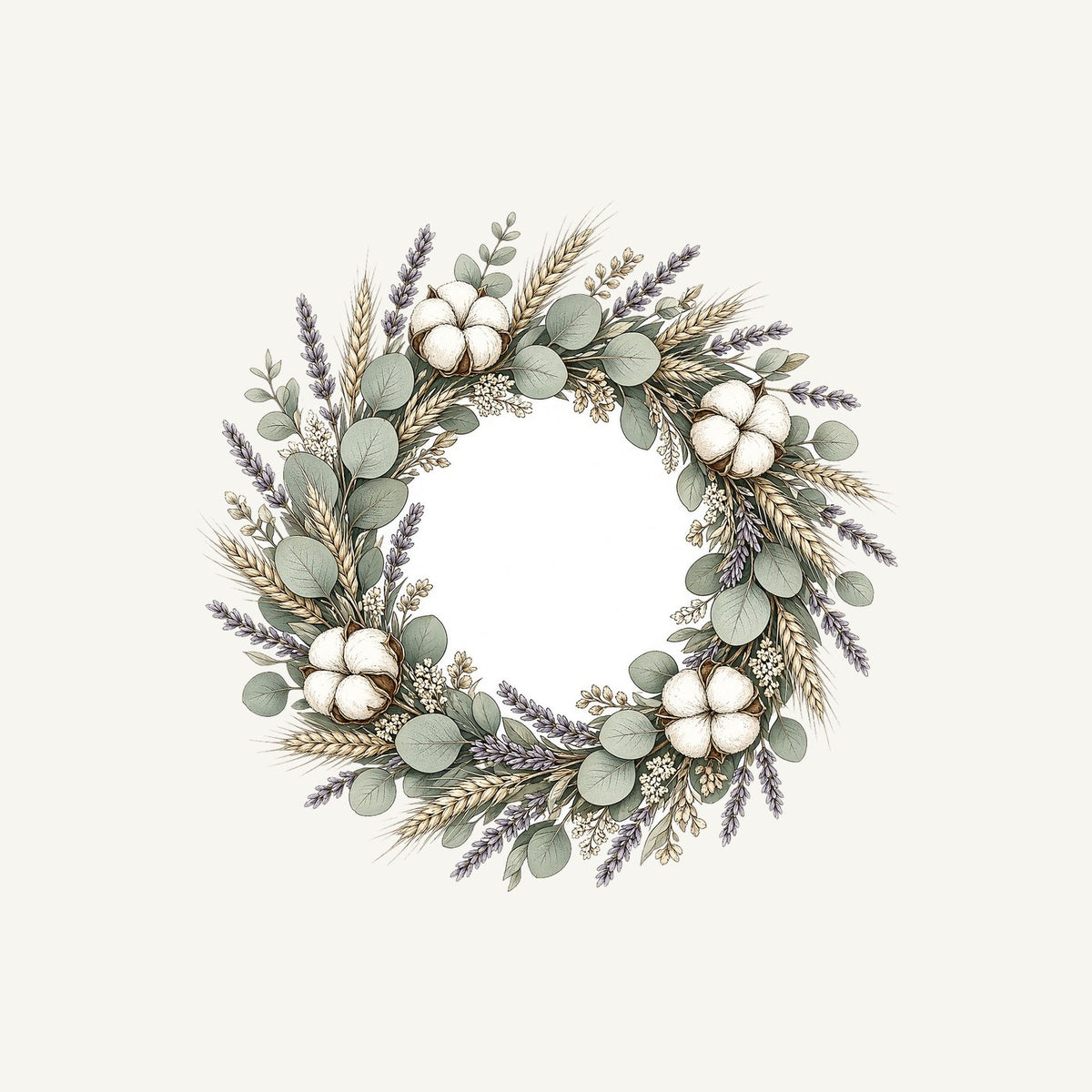 Dried Floral Wreath Personalised Christmas T-Shirt and Hoodie