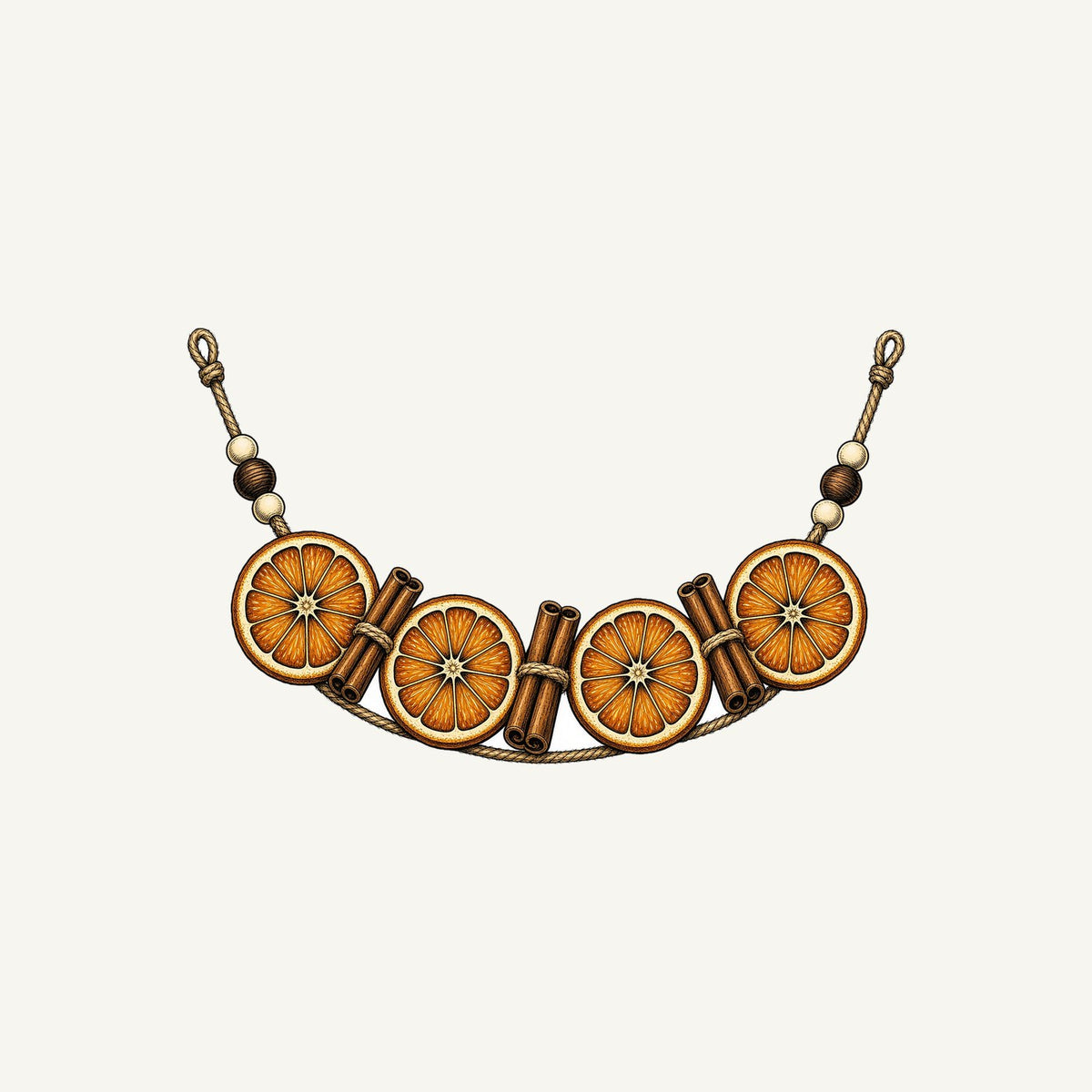 Dried Orange And Cinnamon Garland Personalised Kids Tee and Baby Bodysuit