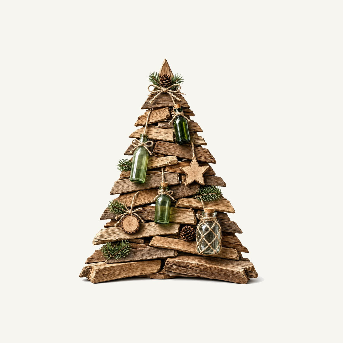 Driftwood Christmas Tree Personalised Kids Tee and Baby Bodysuit