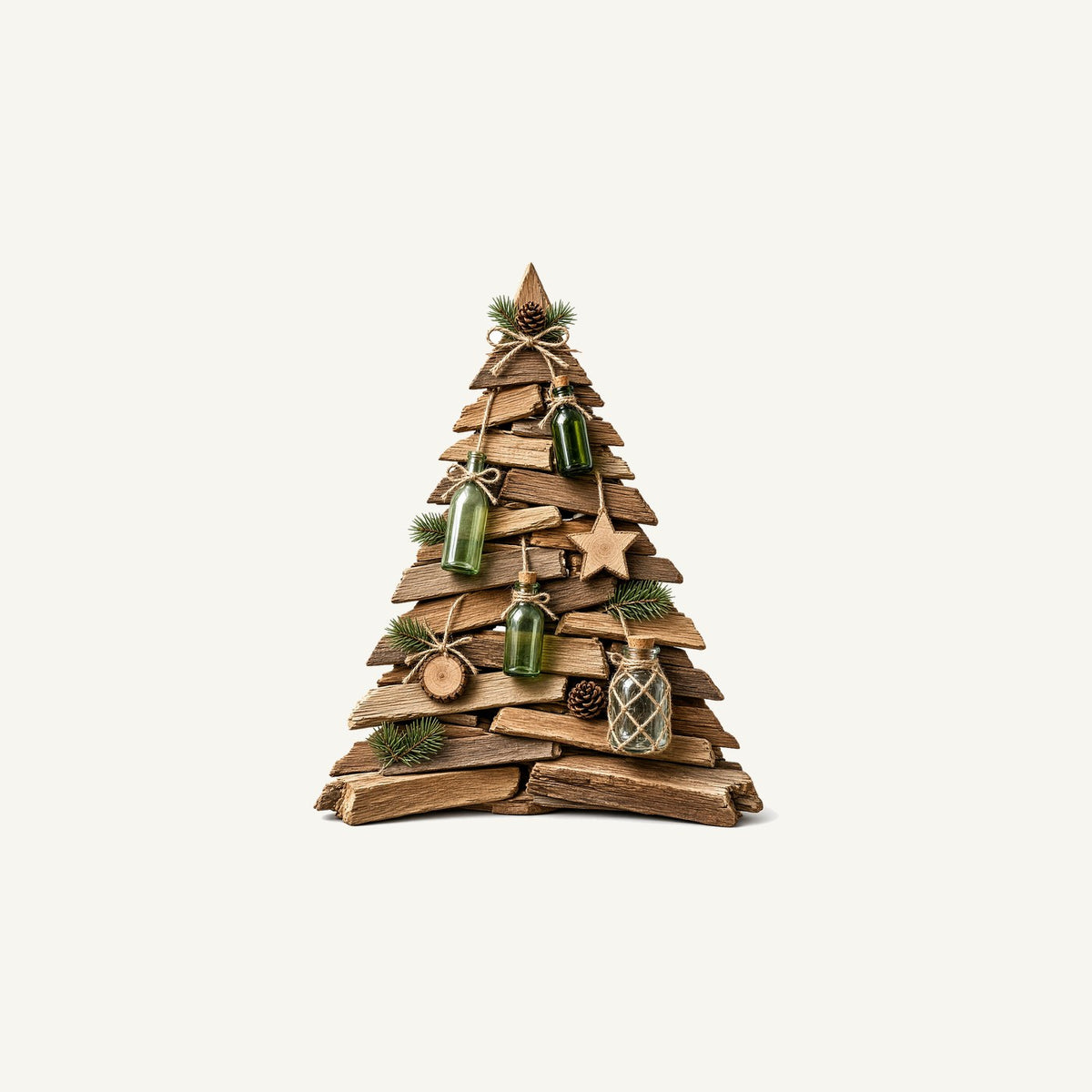 Driftwood Christmas Tree Personalised Christmas Mug