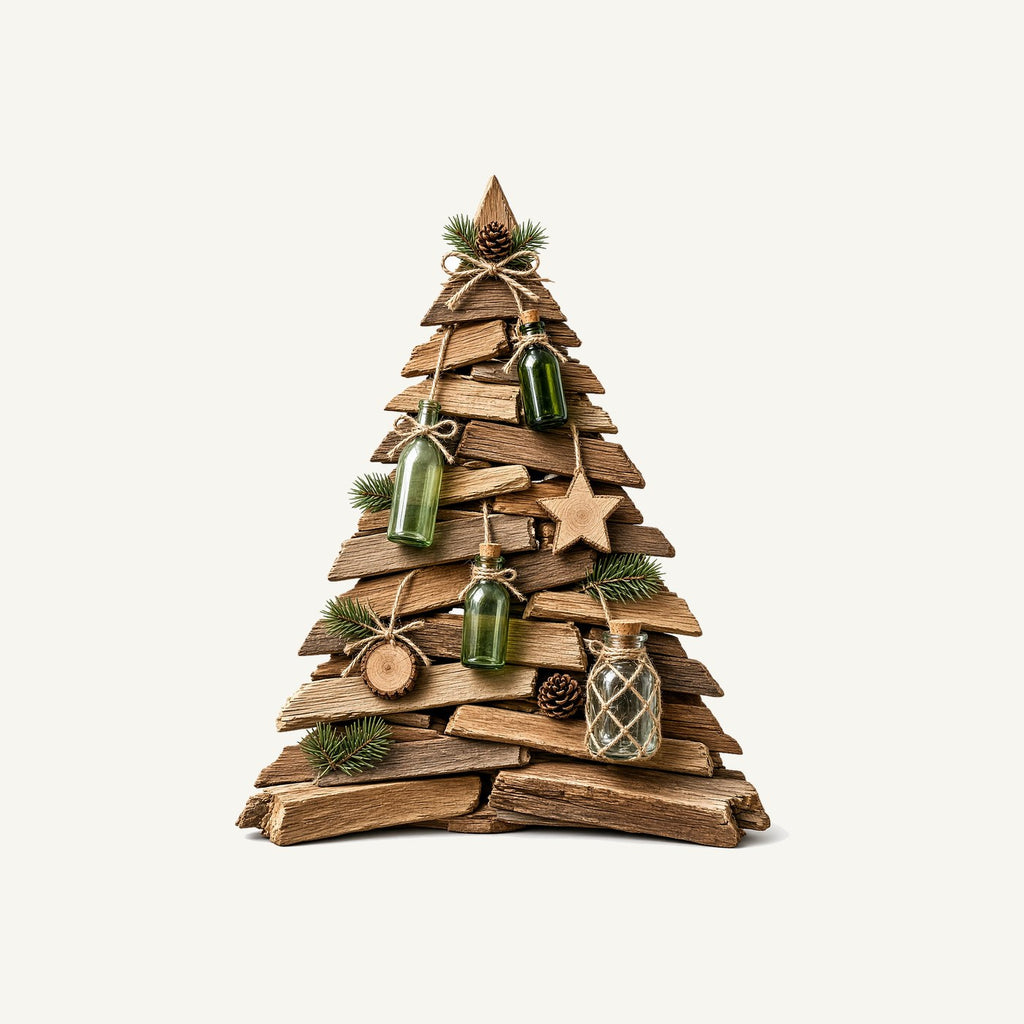 Driftwood Christmas Tree Personalised Christmas T-Shirt and Hoodie