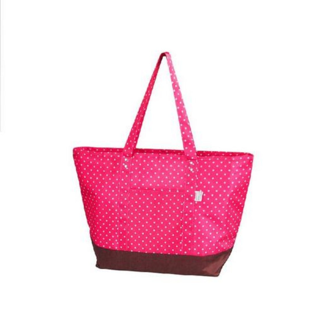 Large Insulated Cooler Shopping Tote, 52 x 18 x 30 cm, Red Point