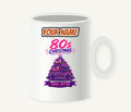 Eighties Boombox Christmas Tree Personalised Christmas Mug
