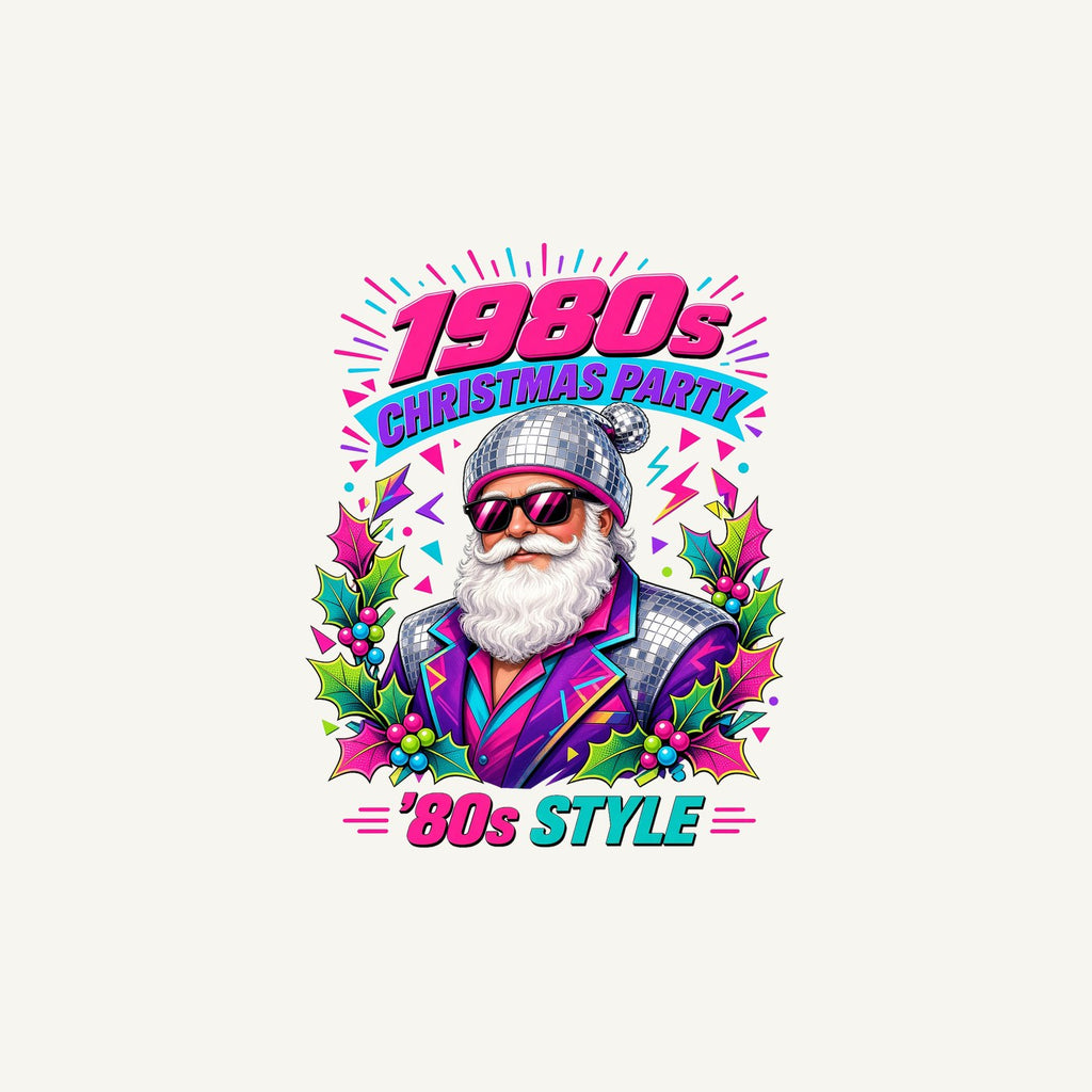 Eighties Disco Santa Personalised Christmas Mug