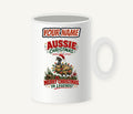 Emu in Christmas Lights Personalised Christmas Mug