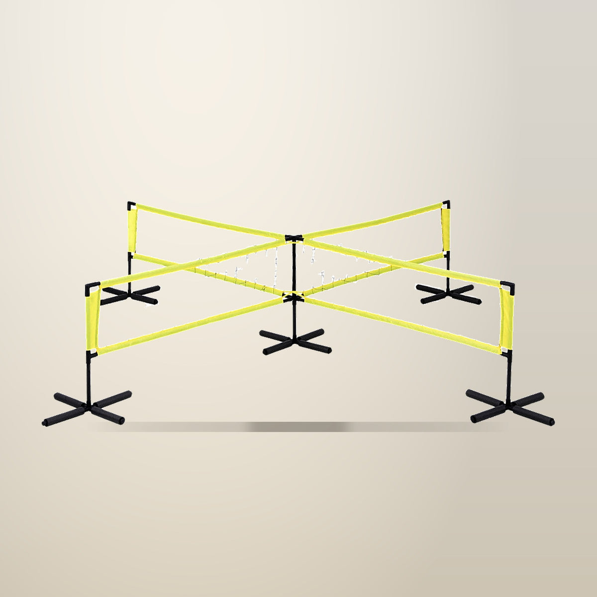 Everfit Water Volleyball Net Set for Pools, on a plain cream background