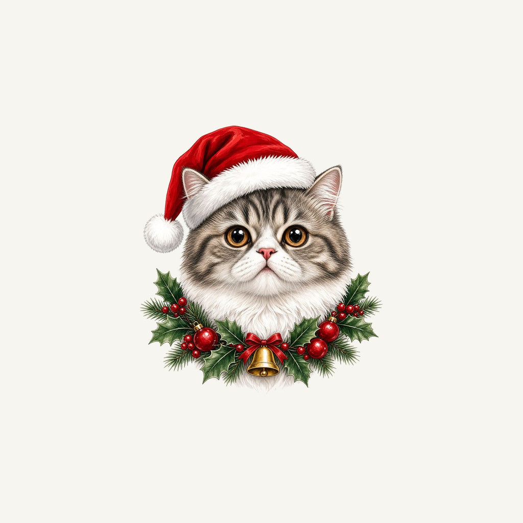 Exotic Shorthair Christmas Personalised Christmas Mug
