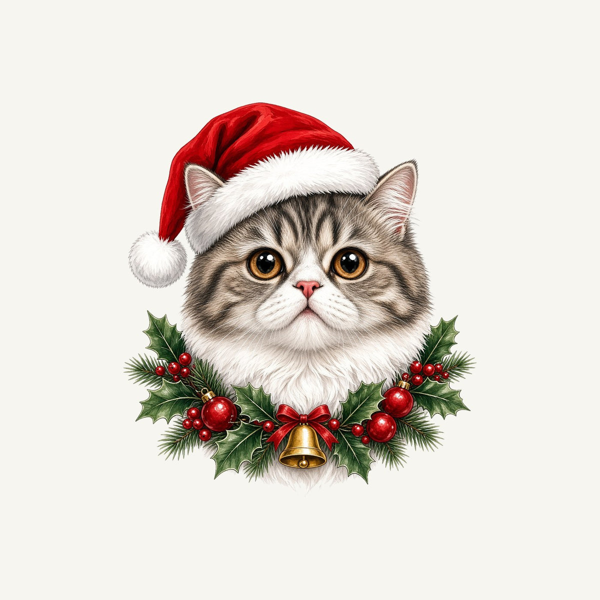 Exotic Shorthair Christmas Personalised Santa Sack