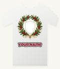 Family Christmas Wreath Plaque Personalised Christmas T-Shirt and Hoodie