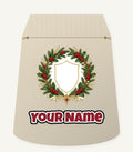 Family Christmas Wreath Plaque Personalised Santa Sack