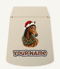 Festive Horse In Holly Personalised Santa Sack