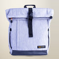 Flightmode Day Tripper Backpack, 14 L, Grey, on a plain cream background