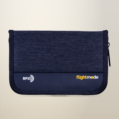Flightmode Passport Wallet with RFID Blocking, Black