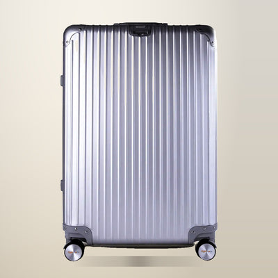 Flightmode Medium Aluminium Suitcase, Silver, 60 L