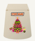 Fluoro Nineties Boombox Tree Personalised Santa Sack