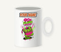 Fluro Nineties Stocking Personalised Christmas Mug