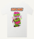Fluro Nineties Stocking Personalised Christmas T-Shirt and Hoodie