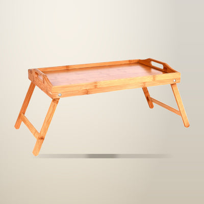 Foldable Bamboo Bed Tray and Lap Table