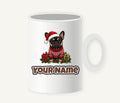 French Bulldog Christmas Personalised Christmas Mug