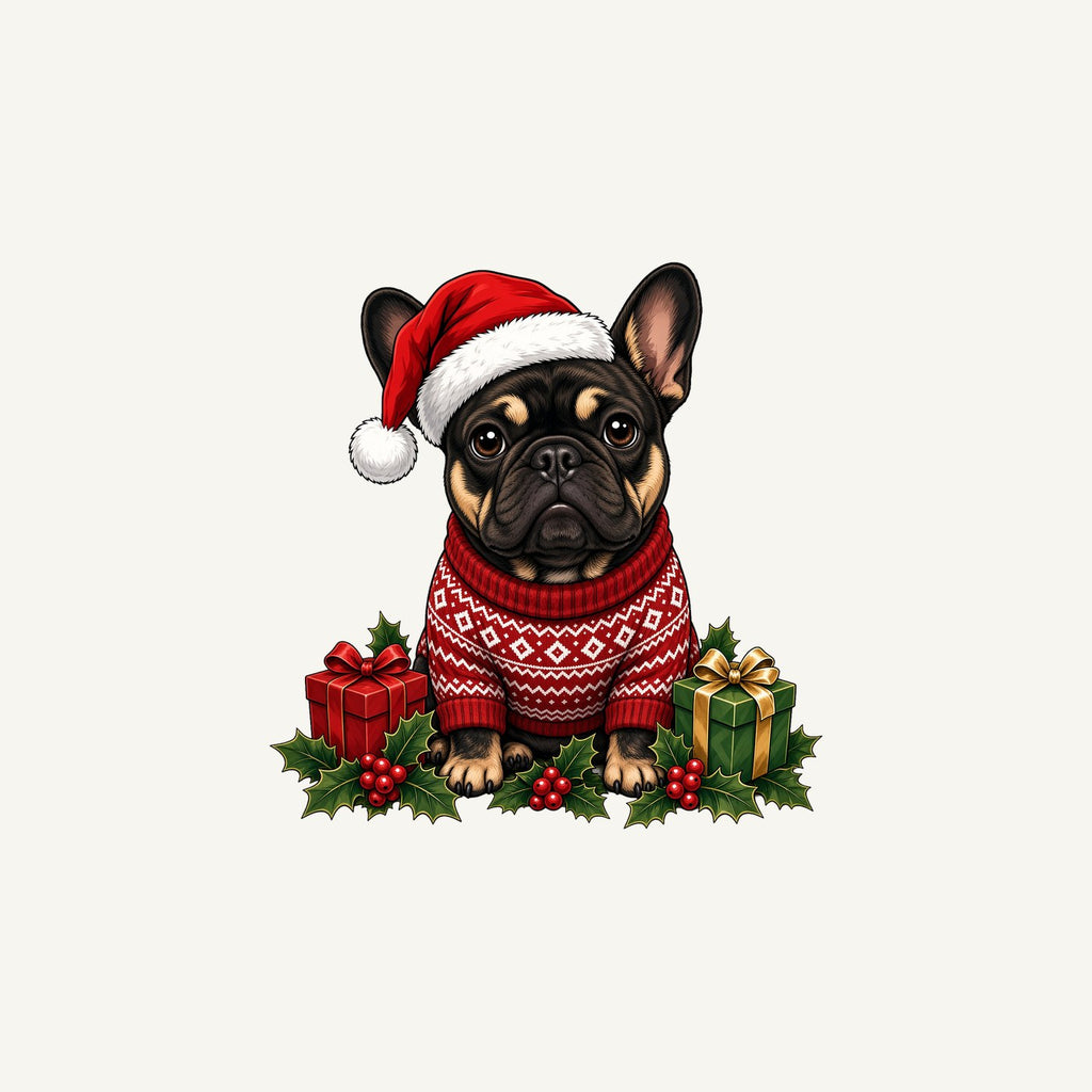 French Bulldog Christmas Personalised Christmas Mug