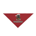 French Bulldog with Baubles personalised Christmas pet bandana, tie-on style