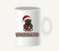 French Bulldog with Baubles Personalised Christmas Mug