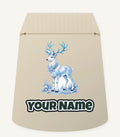 Frosted Ice Reindeer Personalised Santa Sack