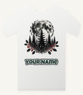 Full Moon Over Pines Personalised Christmas T-Shirt and Hoodie