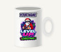 Gaming Santa Level Up Personalised Christmas Mug