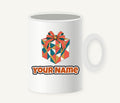 Geometric Gift Box Personalised Christmas Mug