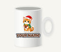 Ginger Cat Christmas Gift Personalised Christmas Mug