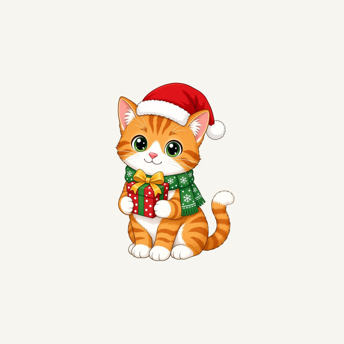 Ginger Cat Christmas Gift Personalised Christmas Mug