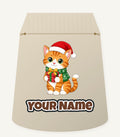 Ginger Cat Christmas Gift Personalised Santa Sack