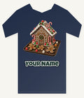 Gingerbread Cookie Tray Personalised Kids Tee and Baby Bodysuit