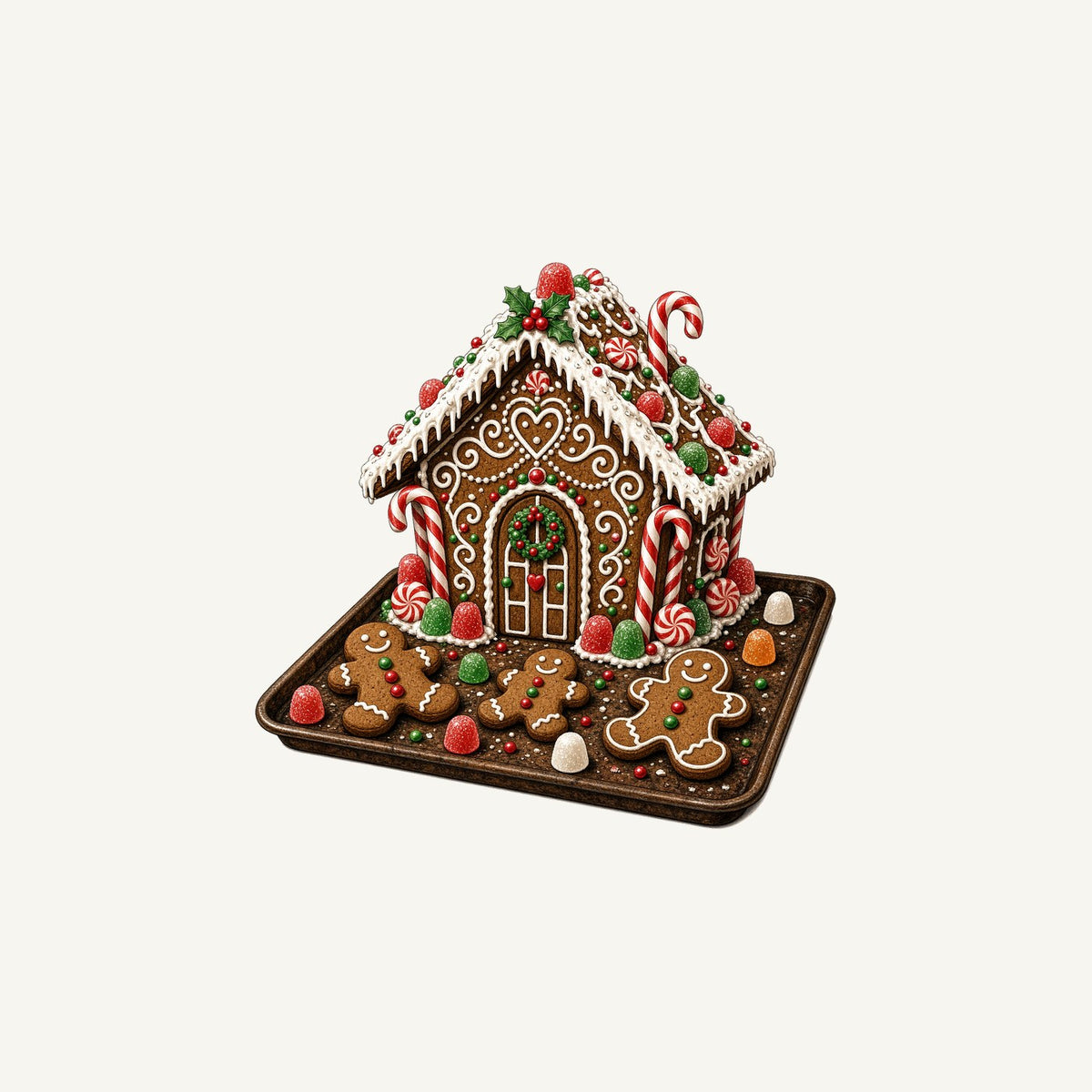 Gingerbread Cookie Tray Personalised Christmas Mug