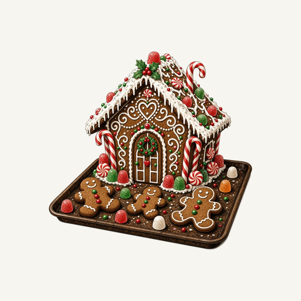 Gingerbread Cookie Tray Personalised Santa Sack