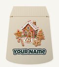 Gingerbread House and Cookies Personalised Santa Sack
