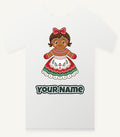 Gingerbread Lady In Apron Personalised Christmas T-Shirt and Hoodie
