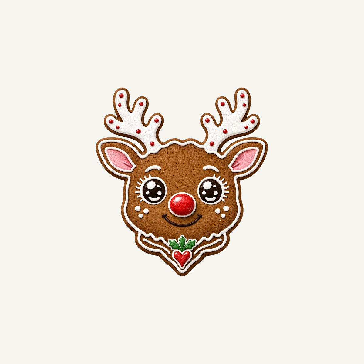 Gingerbread Reindeer Cookie Personalised Christmas Mug