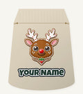 Gingerbread Reindeer Cookie Personalised Santa Sack
