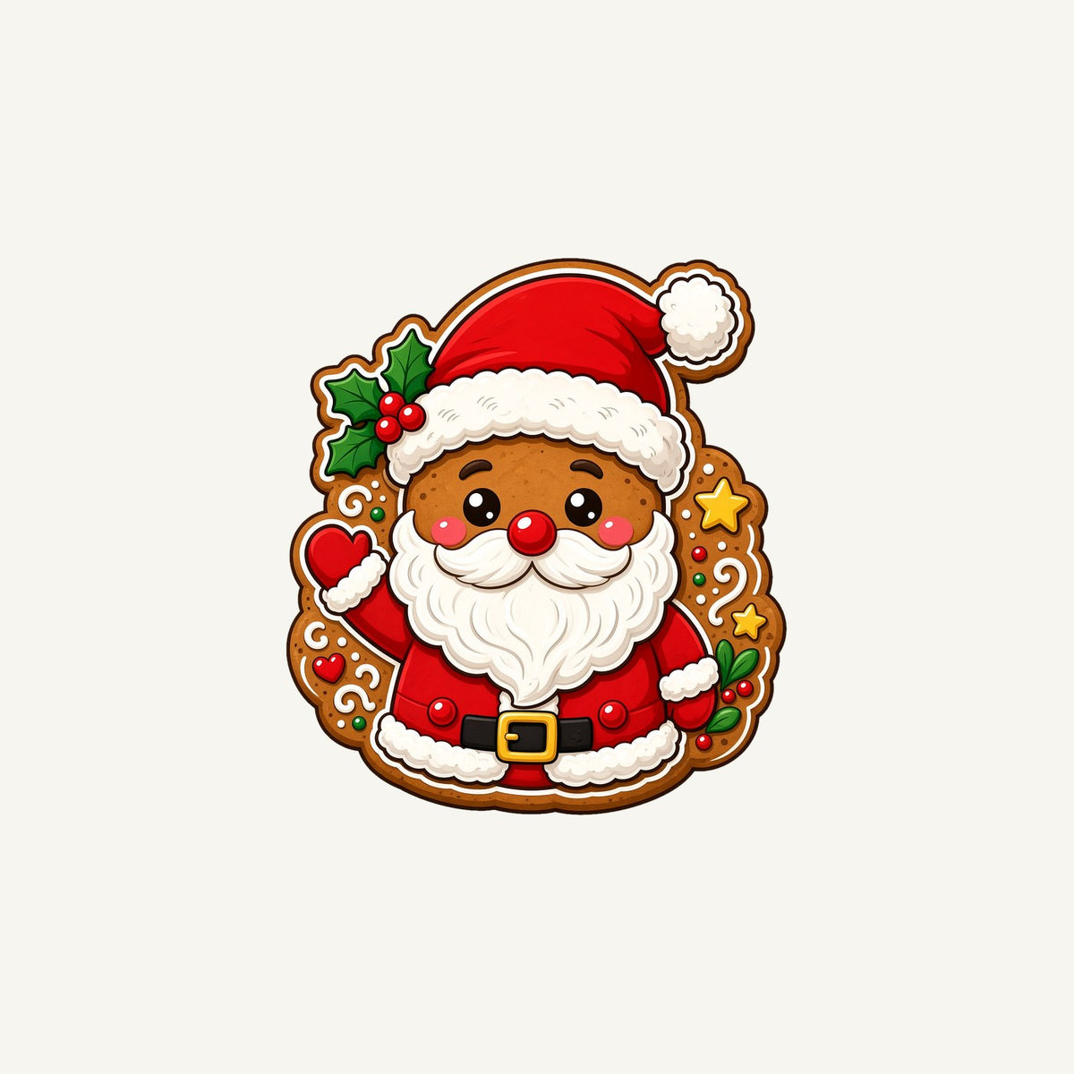 Gingerbread Santa Biscuit Personalised Christmas Mug