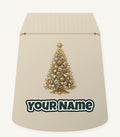 Gold and Silver Christmas Tree Personalised Santa Sack