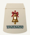 Gold Bell With Name Plaque Personalised Santa Sack
