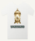 Gold Christmas Lantern Personalised Christmas T-Shirt and Hoodie