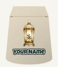 Gold Christmas Lantern Personalised Santa Sack